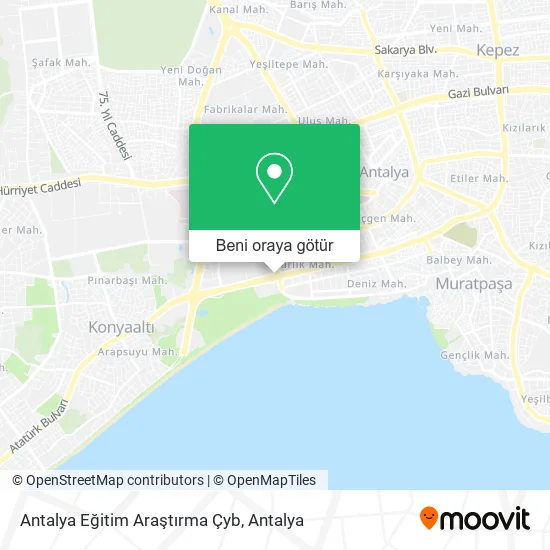 Antalya Eğitim Araştırma Çyb harita