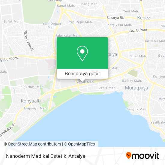 Nanoderm Medikal Estetik harita