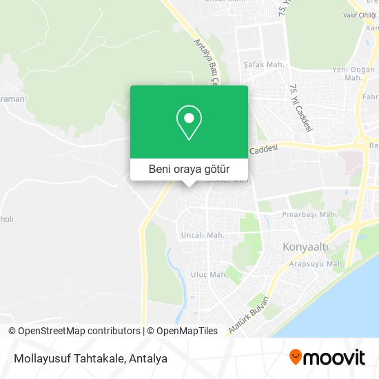 Mollayusuf Tahtakale harita