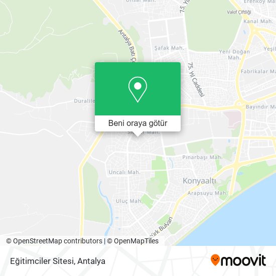 Eğitimciler Sitesi harita
