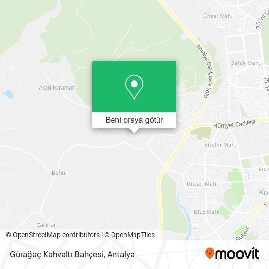 Gürağaç Kahvaltı Bahçesi harita