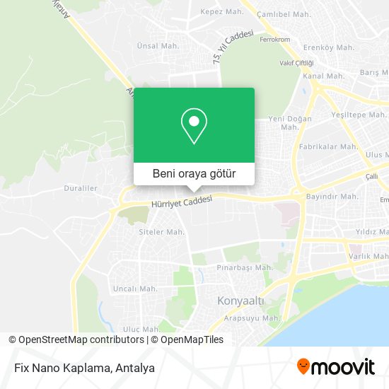 Fix Nano Kaplama harita