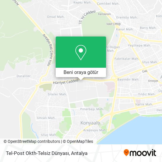 Tel-Post Okth-Telsiz Dünyası harita