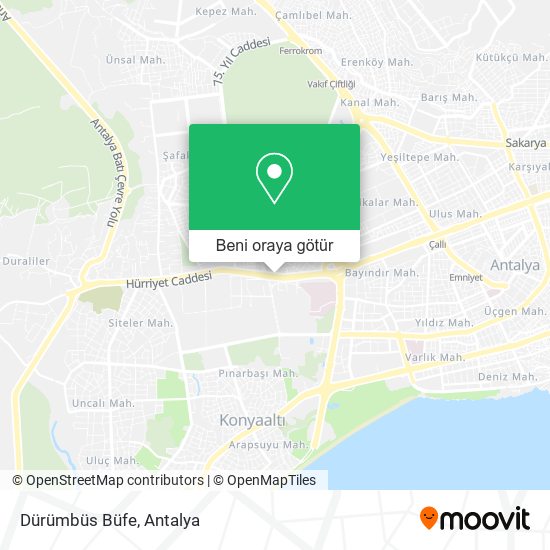 Dürümbüs Büfe harita