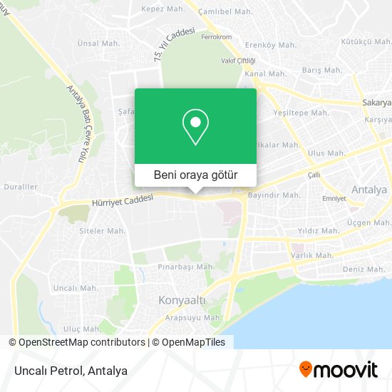 Uncalı Petrol harita
