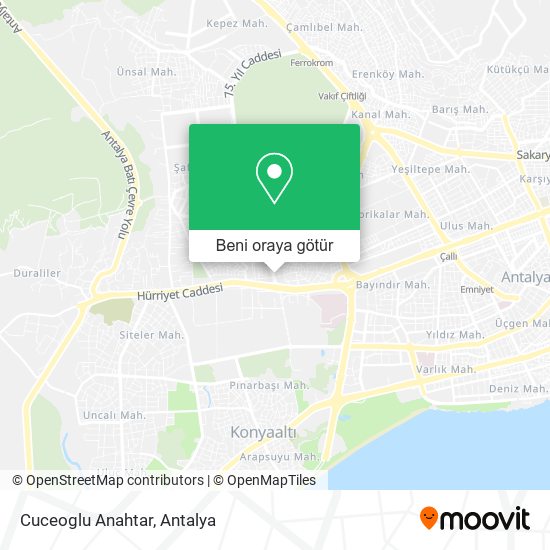 Cuceoglu Anahtar harita