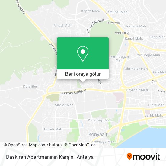 Daskıran Apartmanının Karşısı harita