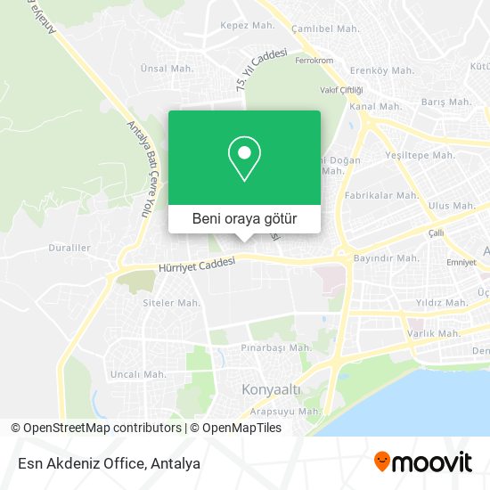 Esn Akdeniz Office harita
