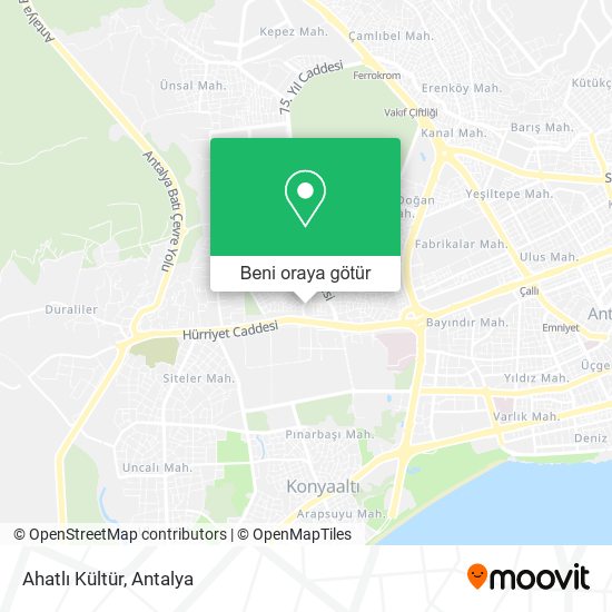 Ahatlı Kültür harita