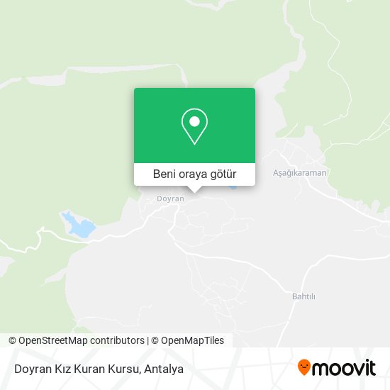 Doyran Kız Kuran Kursu harita