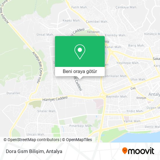 Dora Gsm Bilişim harita