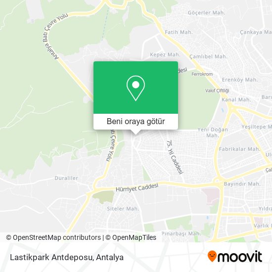 Lastikpark Antdeposu harita