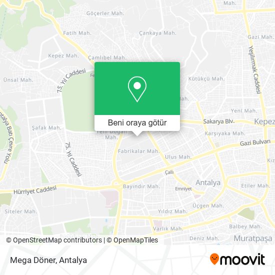 Mega Döner harita