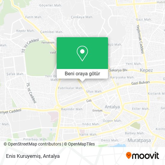 Enis Kuruyemiş harita