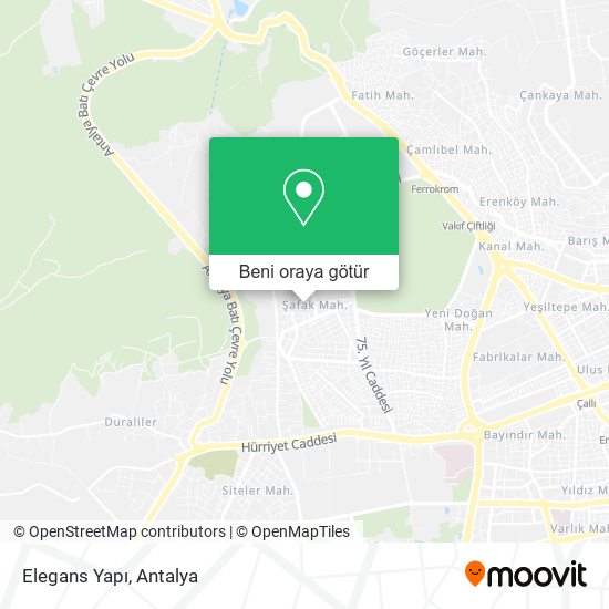 Elegans Yapı harita