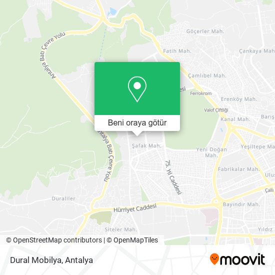 Dural Mobilya harita