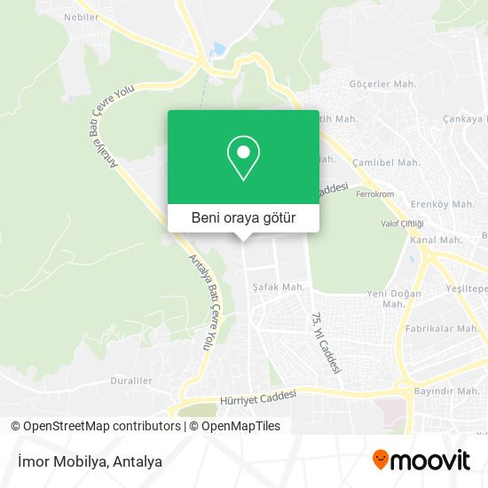 İmor Mobilya harita