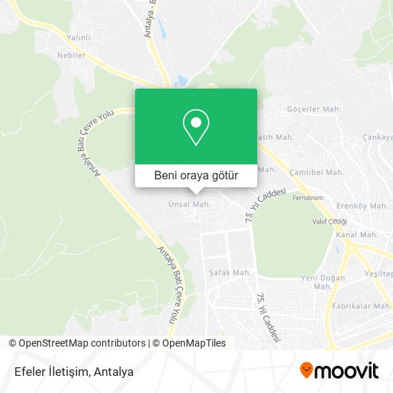 Efeler İletişim harita