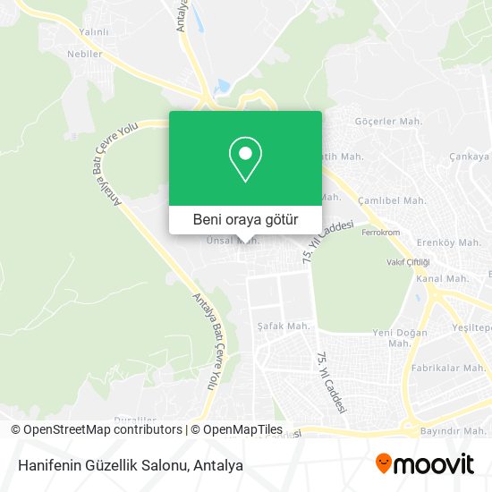 Hanifenin Güzellik Salonu harita