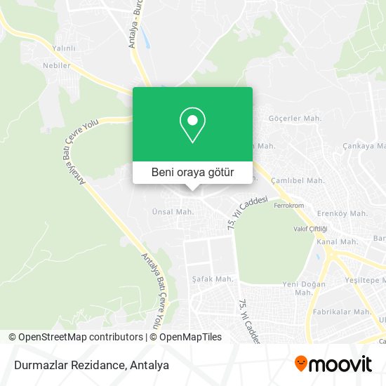 Durmazlar Rezidance harita