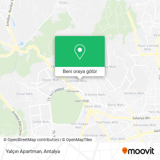 Yalçın Apartman harita