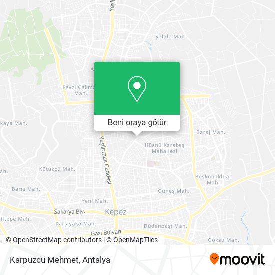 Karpuzcu Mehmet harita
