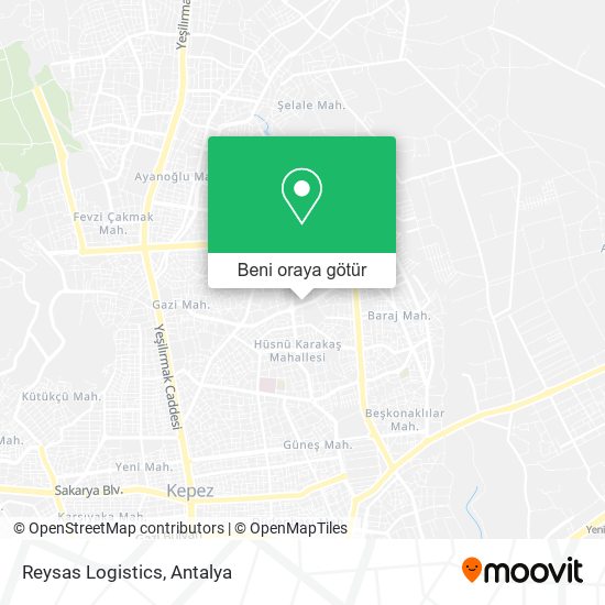 Reysas Logistics harita