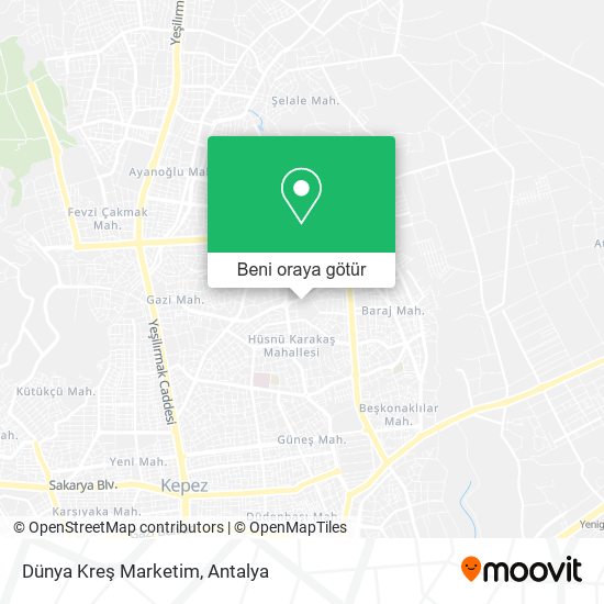 Dünya Kreş Marketim harita
