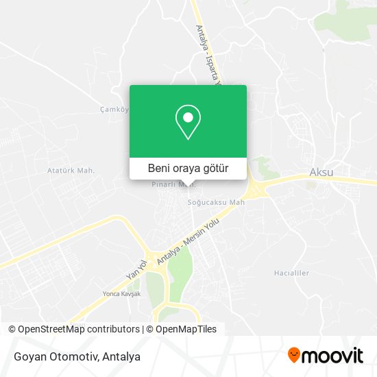 Goyan Otomotiv harita
