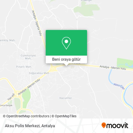 Aksu Polis Merkezi harita