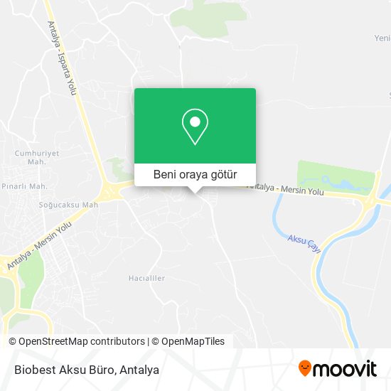 Biobest Aksu Büro harita