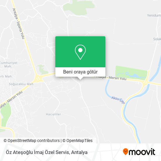Öz Ateşoğlu İmaj Özel Servis harita