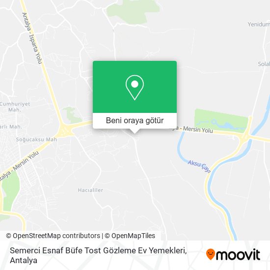 Semerci Esnaf Büfe Tost Gözleme Ev Yemekleri harita