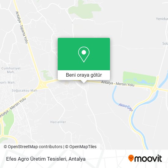 Efes Agro Üretim Tesisleri harita