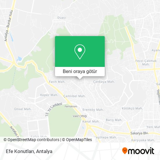 Efe Konutları harita
