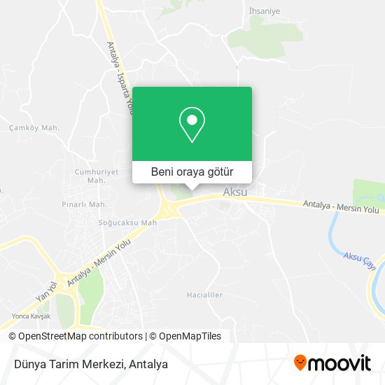 Dünya Tarim Merkezi harita