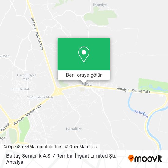 Baltaş Seracılık A.Ş. / Rembal İnşaat Limited Şti. harita