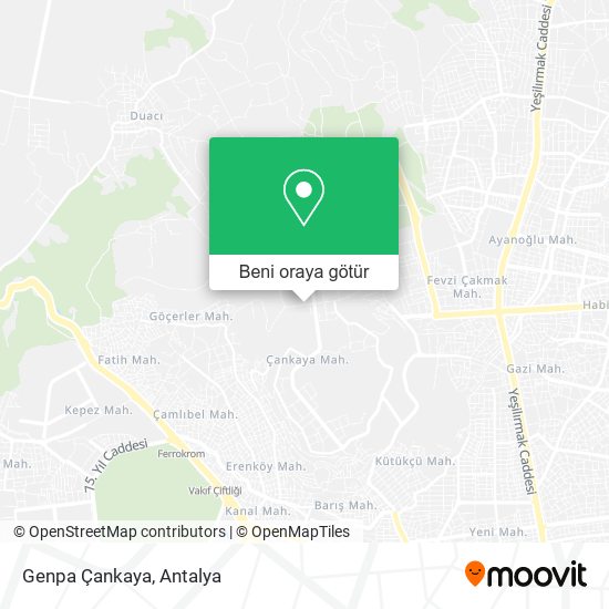 Genpa Çankaya harita