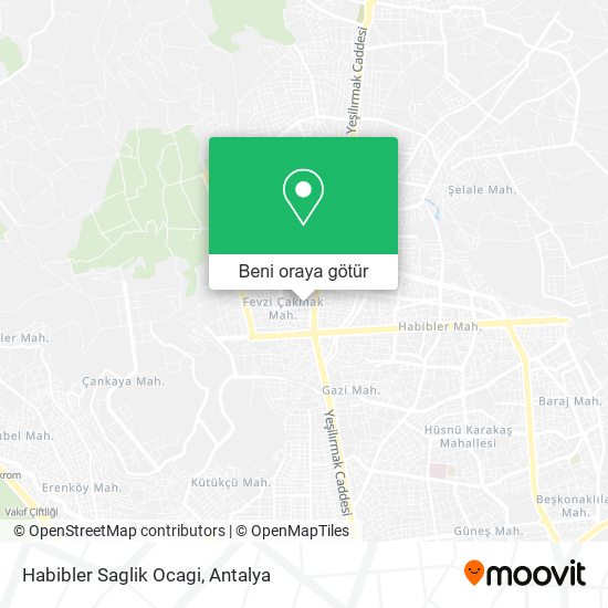 Habibler Saglik Ocagi harita