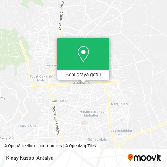 Kınay Kasap harita