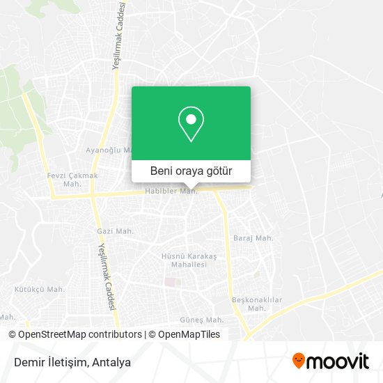 Demir İletişim harita