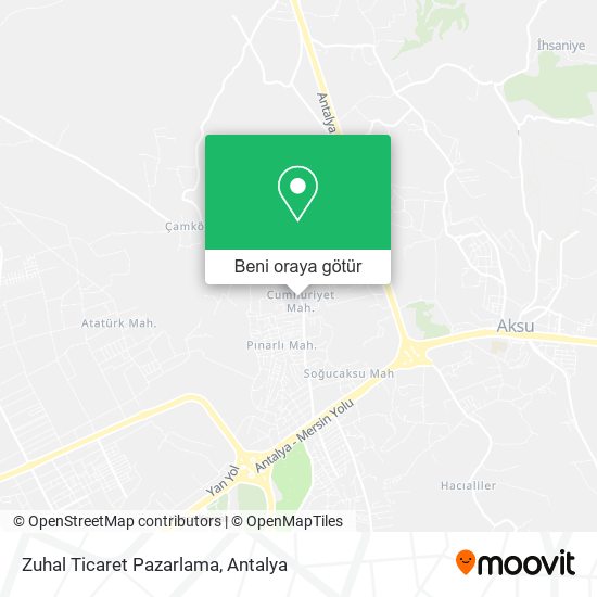 Zuhal Ticaret Pazarlama harita