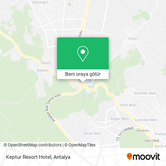 Keptur Resort Hotel harita