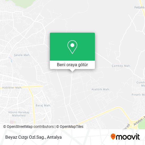 Beyaz Cızgı Ozl.Sag. harita