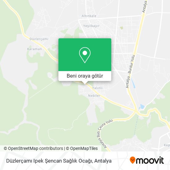 Düzlerçamı Ipek Şencan Sağlık Ocağı harita