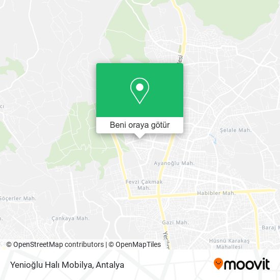 Yenioğlu Halı Mobilya harita
