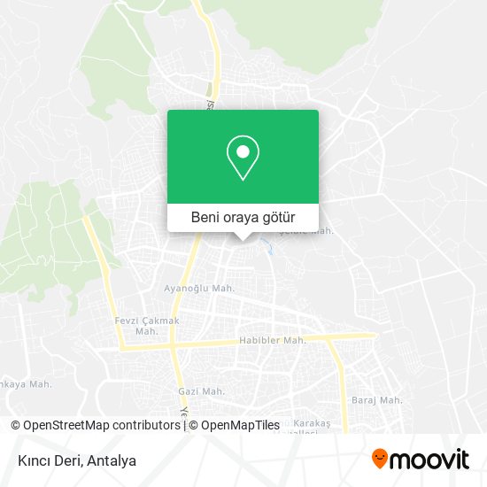 Kıncı Deri harita