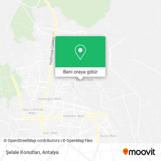 Şelale Konutları harita