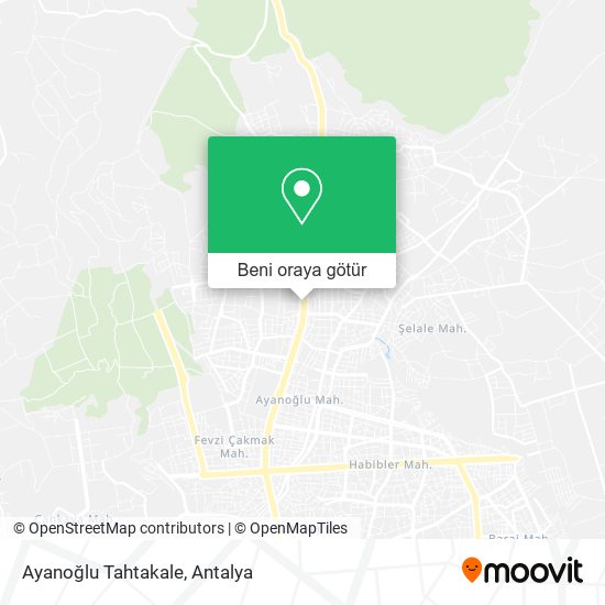 Ayanoğlu Tahtakale harita
