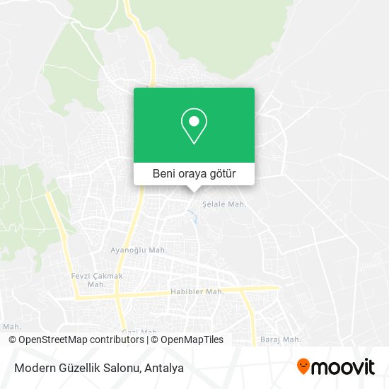 Modern Güzellik Salonu harita